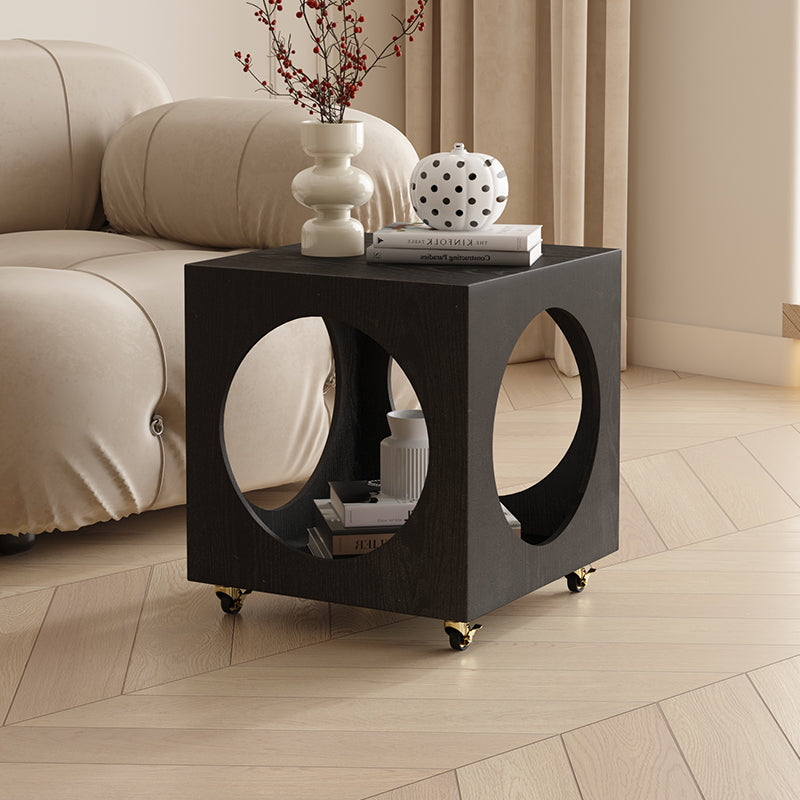 Nordic minimalist designer small coffee table side table bedside indoor modern minimalist café milk tea shop mobile corner table