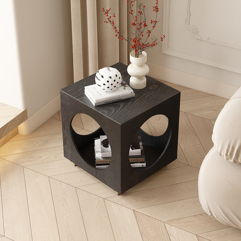 Nordic minimalist designer small coffee table side table bedside indoor modern minimalist café milk tea shop mobile corner table